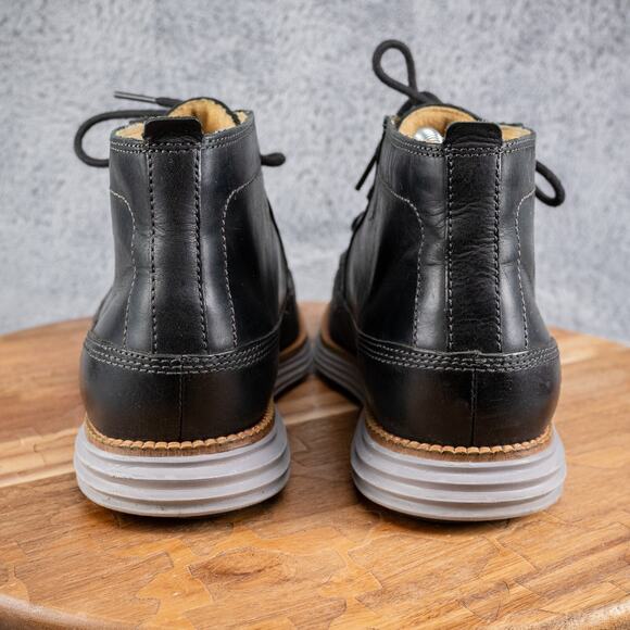 Mens Cole Haan Chukka Boots C24525 Black Grand.OS Size 7.5 M EUC - Picture 4 of 10